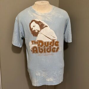 Gildan The Dude Abides Big Lebowski Graphic Tee Size Large